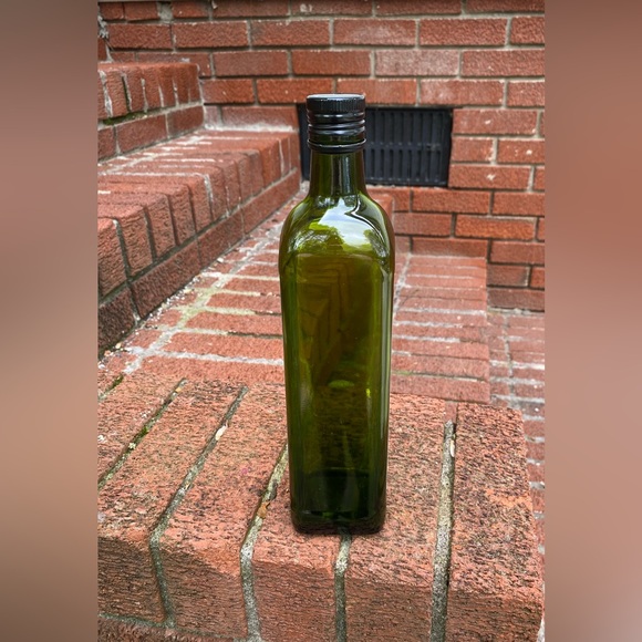 Olive Oil Green Glass Bottle Empty (For Arts, Crafts, and Decoration) - Picture 4 of 16